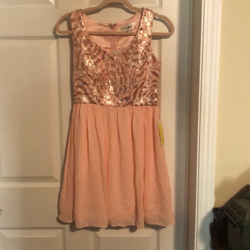 Cocktail dress Nordstrom A. Drea NWT sequin floral Small
